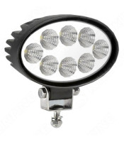 LED Driving Lights 24W OVAL ΑΔΙΑΒΡΟΧΟΣ ΟΒΑΛ LED ΠΡΟΒΟΛΕΑΣ 24W 12 - 24 VDCHEADLIGHT