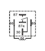 Реле 12V 30/40A 5-клеми