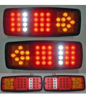 33 LED Stop Brake Rear Tail Light Indicator Reverse Lamp 12V Trailer Truck RV