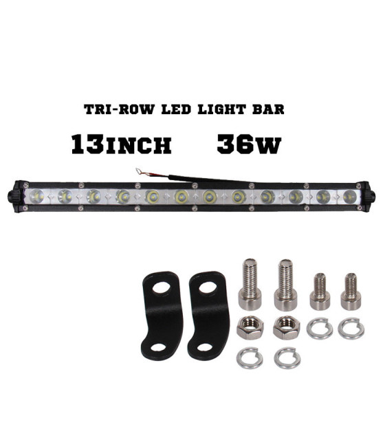 LED LIGHT BAR 36W SLIM ΛΕΠΤΟΣ ΑΔΙΑΒΡΟΧΟΣ LED LIGHT BAR 36W 12 - 24 VDC 30°LED ΜΠΑΡΕΣ