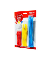 cable Ties Blue, Green, Red & Yellow 200 x 2.5mm 40 Pack