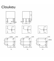 ΜΙΝΙ ΡΕΛΕ ΠΛΑΚΕΤΑΣ 12VDC 1 ΕΠΑΦΗΣ 2 ΘΕΣΕΩΝ 250V 10A