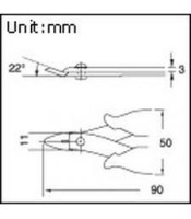 Pro'skit 1pk-1PK-501A Micro Pinza