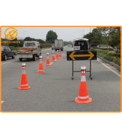 LED traffic cone Flashing light solar power led Traffic Light