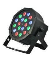 18FLAT PAR LIGHT ΠΡΟΒΟΛΕΑΣ PAR 18 LED & DMX INTERFACE + ΜΙΚΡΟΦΩΝΟ ΦΩΤΟΡΥΘΜΙΚΑ