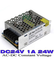 24V 24W Switching power supply ΜΕΤΑΛΛΙΚΟ ΤΡΟΦΟΔΟΤΙΚΟ ΚΑΤΑΣΚΕΥΩΝ SWITCHING 24Vdc 1ASWITCHING ΒΙΟΜΗΧΑΝΙΚΟ