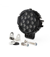 LED Driving Lights 51W ΑΔΙΑΒΡΟΧΟΣ ΣΤΡΟΓΓΥΛΟΣ BAR 51W 12 - 24 VDCLED ΜΠΑΡΕΣ