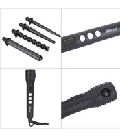 4in1 Hair Curling Wand Professional Hair Curler Roller Set KEMEI