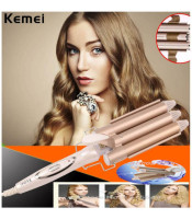 Triple Barrel Ceramic Hair Wave Waver Curling Iron Wand Tong Hair Pearl Waving Styling Tools Twiste Iron