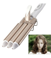 Triple Barrel Ceramic Hair Wave Waver Curling Iron Wand Tong Hair Pearl Waving Styling Tools Twiste Iron