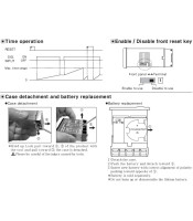 LE8N-BF RELAY ΧΡΟΝΙΚΟ ΨΗΦ LCD 48X24 9999.5959hms 24-240VACΒΙΟΜΗΧΑΝΙΚΑ