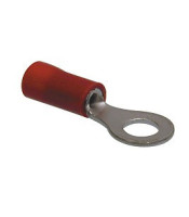 SINGLE-HOLE CABLE LUG INSULATED RED 6.5-1.25 R1-6V