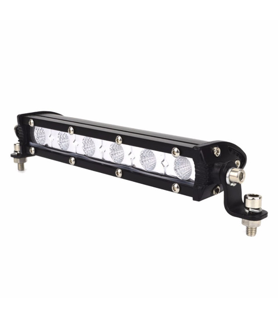 LED LIGHT BAR 18W SLIM ΛΕΠΤΟΣ ΑΔΙΑΒΡΟΧΟΣ LED LIGHT BAR 18W 12 - 24 VDC 30°HEADLIGHT