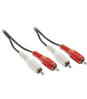 Кабел, 2 Чинча към 2 Чинча 3 метра, Cable 2 x RCA M/M