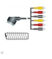 SCART to RCA - 6X RCA 1.5M