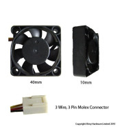 CASE FAN 40Χ40X10mm 12V 3PIN