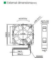 FAN COOLING DC 5V 40X40X10 HIGH SVEEVE WIRE