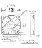 FAN MOTOR 5VDC 50X50X10 SLEEVE WIRE HIGH