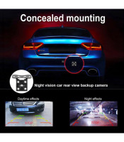 Universal CCD Car Reversing Rearview Camera with LED Light