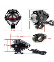 Motorcycle Headlight U5 LED Spotlights Auxiliary Lightings Motorbike Lamps Fog light Universal DC 12V-85V