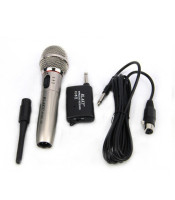 Wire & Wireless Professional KTV Wireless Microphone + Mic Receiver System