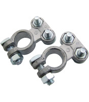 2pc Battery Terminal Clamps Positive Negative