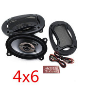 coaxial in car door 4 x 6 oval car speakers