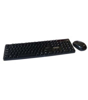 Wireless Keyboard Mouse Combo, 2.4GHz Slim Full-Sized Silent Wireless Keyboard and Mouse