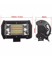 Offroad 5INCH 72W LED WORK LIGHT BAR FLOOD LIGHT 12V 24V CAR TRUCK SUV BOAT ATV 4X4 4WD TRAILER WAGON PICKUP DRIVING LED LAMP