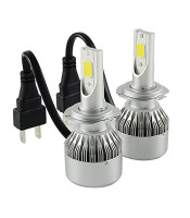 C6 H7 Car Headlight Led Cob 72W C6 Led Headlight H7 7600LM Led H7 Headlight For Led Car Light 6000K