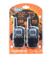 Baofeng BF-T3 x 2 pcs Walkie Talkie LCD 8 Channel 3-5km Range Autoscan