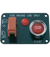 car engine start switch button panel , engine start stop button