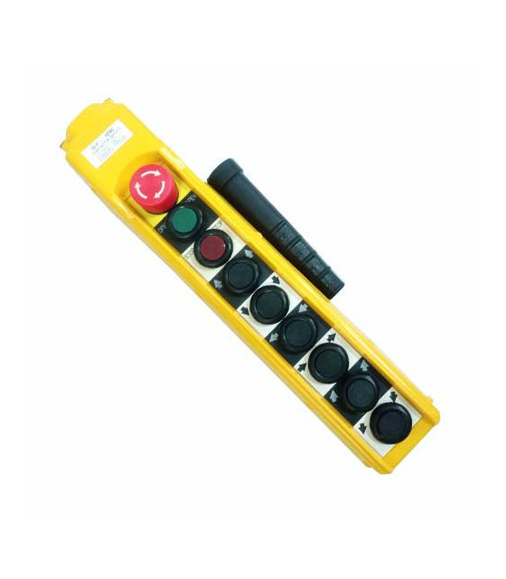 BUTTON PANEL FOR CRANES WATERTIGHT 2 SPEEDS/8 BUTTONS XCD64D XND