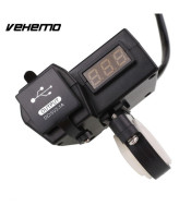 Motorcycle Dual USB Charger + Voltmeter