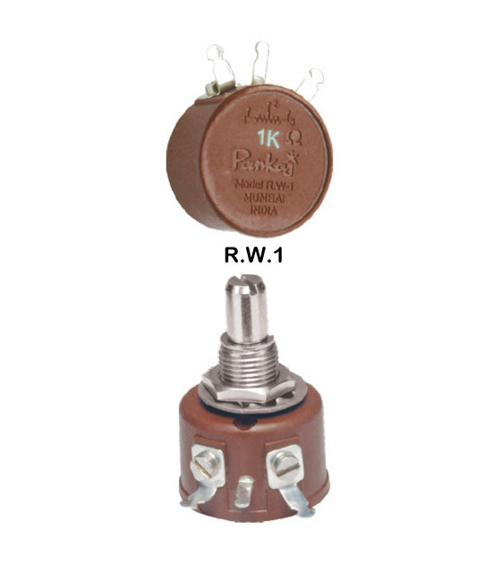 Pankaj - 10K Ohms - Wire Wound Potentiometer - 1 Watts