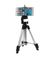 ET - 3110 Universal Aluminum Portable Digital Camera Tripod Stand - SILVER AND BLACK