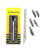 7 Pieces Hobby Knife Art & Craft Box Set Cutter Tool