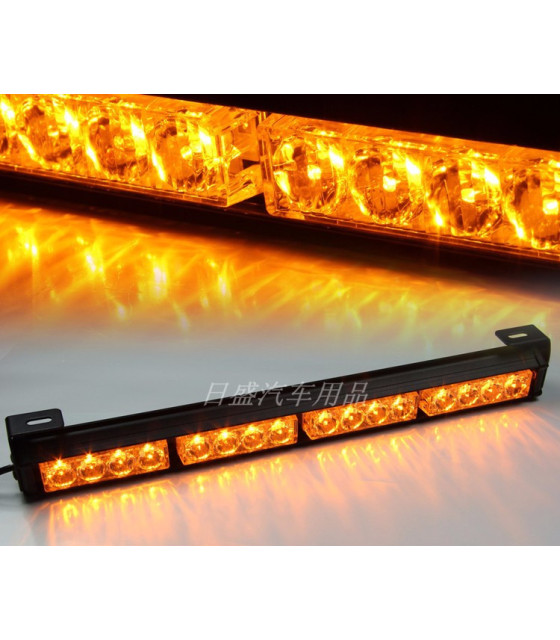 16 led strobe light bar Car bumper Roof flashing bar light