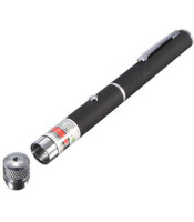 Professional Green Light LED Laser Pointer (4lens) Black