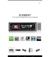 ELEMENT 6086 BT ΡΑΔΙΟ MP3 ΑΥΤΟΚΙΝΗΤΟΥ Bluetooth ΜΕ ΤΗΛΕΧΕΙΡΙΣΤΗΡΙΟ ELEMENT 1dinCAR PLAYER