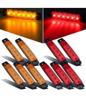 Red Side Marker ΛΕΠΤΟ LED ΟΓΚΟΥ ΠΛΑΙΝΟ ΚΟΚΚΙΝΟΦΑΝΑΡΙΑ