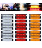 Truck Bus Trailer Side Marker Indicator Light Warning Lamp