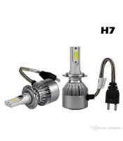 C6 H7 Car Headlight Led Cob 72W C6 Led Headlight H7 7600LM Led H7 Headlight For Led Car Light 6000K