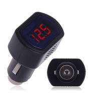 DC 12V-24V LED Display Cigarette Lighter Electric Voltage Meter tester