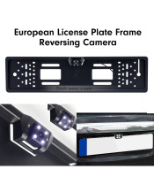 European Car License Plate Rearview Camera