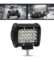 Universal 4Row 24 LED 72W 4 Inch Spot Offroad Work Light Bar Fog Light 10 to 30V