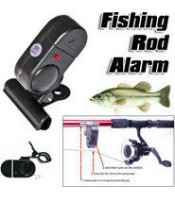 Fish Bite Strike Sound Alarm Bell Alert Clip-On Fishing Rod Pole Tackle Fishing Accessories