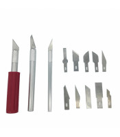 13 pc hobby knife ΣΕΤ ΚΟΠΙΔΙ ΧΕΙΡΟΤΕΧΝΙΑΣ 13 ΤΕΜΑΧΙΩΝΚΟΠΙΔΙΑ - ΨΑΛΙΔΙΑ