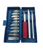 13 pc hobby knife ΣΕΤ ΚΟΠΙΔΙ ΧΕΙΡΟΤΕΧΝΙΑΣ 13 ΤΕΜΑΧΙΩΝΚΟΠΙΔΙΑ - ΨΑΛΙΔΙΑ