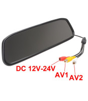 Univeral 4.3 Inch Color TFT LCD Parking Car Rear View Mirror Monitor 4.3'' Rearview Monitor for Backup Reverse Camera